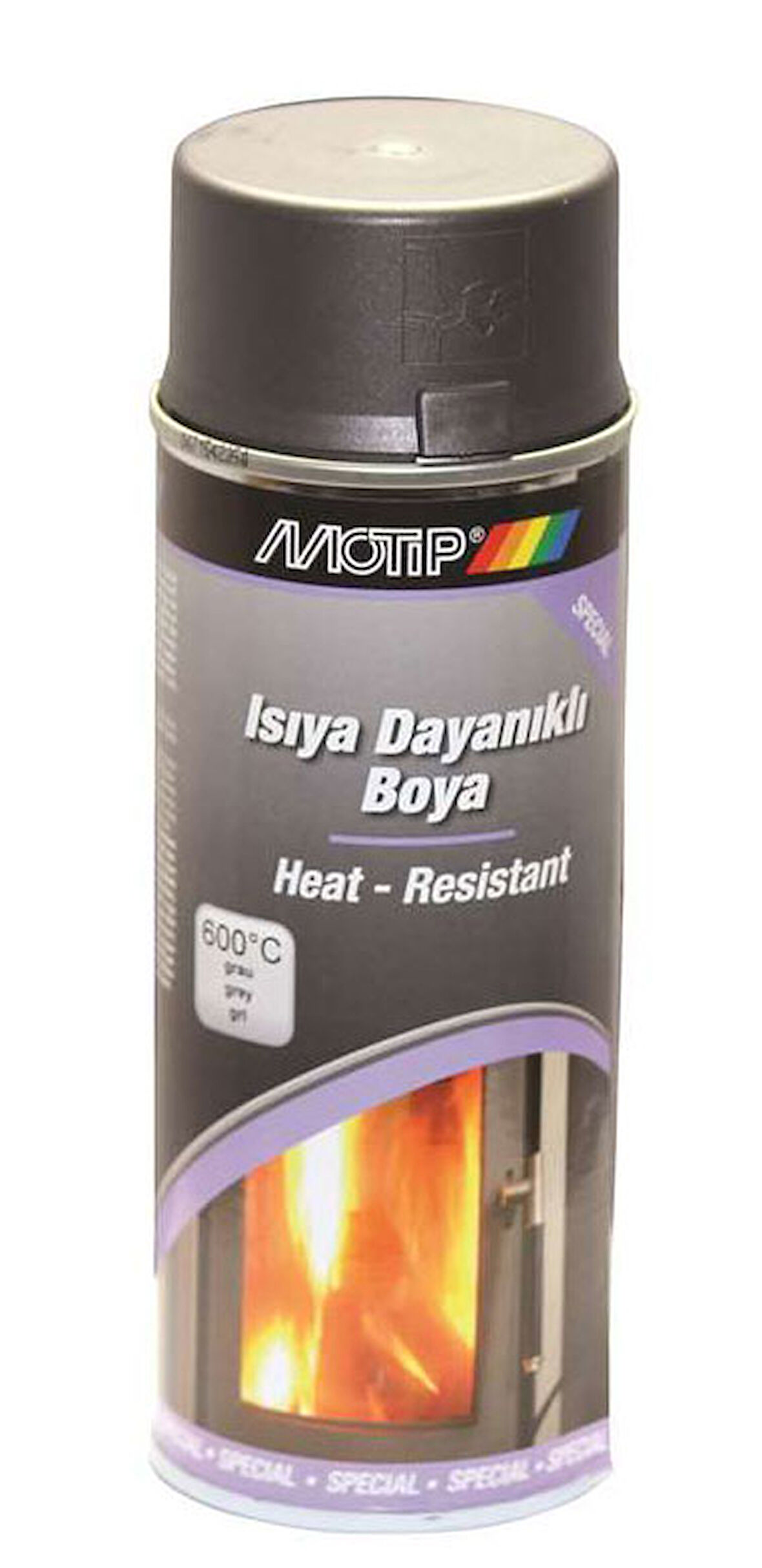 Isıya Dayanıklı Boya Gümüş Gri 690C 400Ml Motip