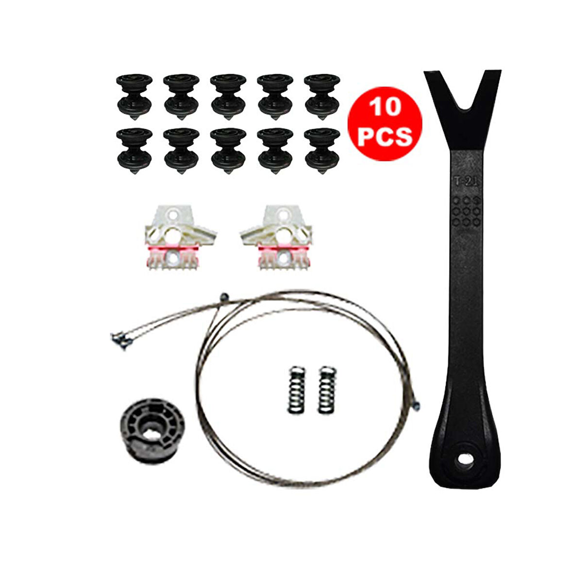 VW Golf 6 2009-2012 Sağ Ön Cam Kriko Tamir Seti 5K083462