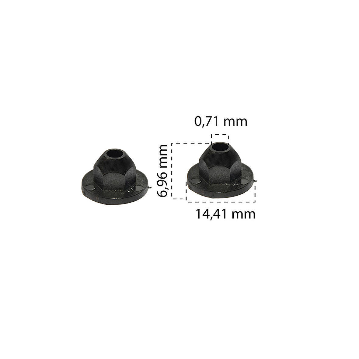 Plastik Somun 171201969 171201989 VW Seat Audi 10 Adet