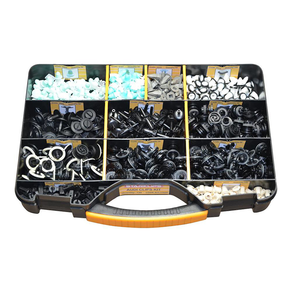 Audi Universal Klips Set Çantası 720 Parça