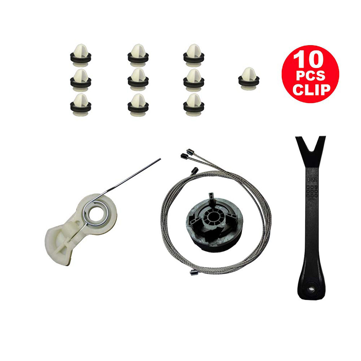 Peugeot 307  2001-2007 9224A6-9224A4  Sağ Arka Cam Tamir Seti