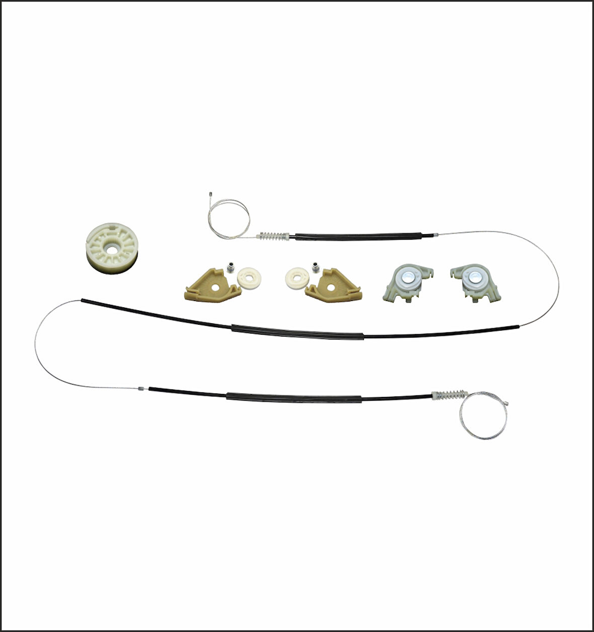 Audi Q7 2006-2015 4L0837461A Sol Ön Cam Tamir Seti