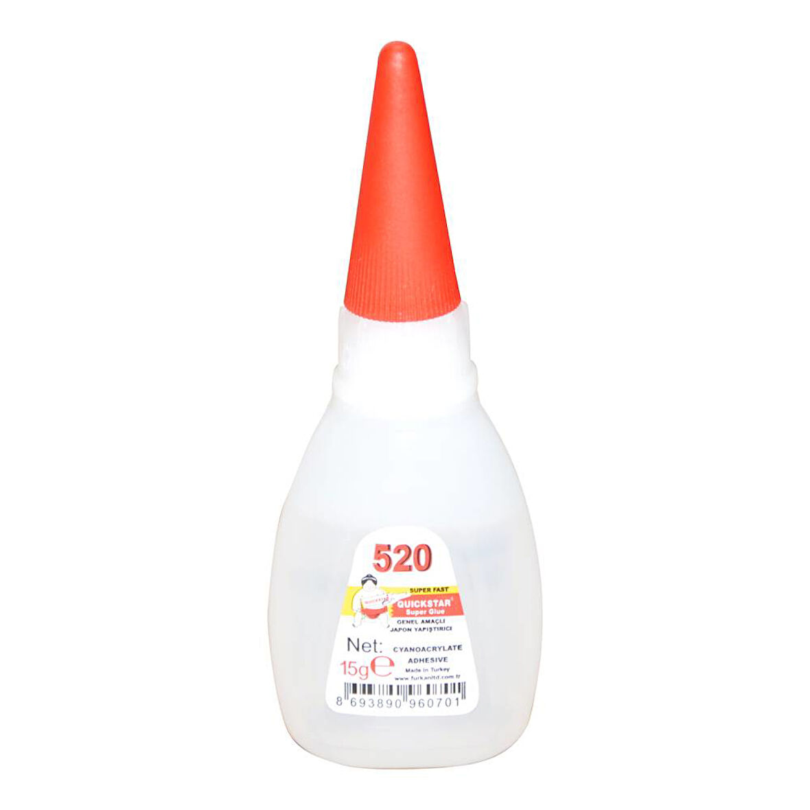 Genel Amaçlı Hızlı Yapıştırıcı Quickstar Super Glue 520 2 Adet