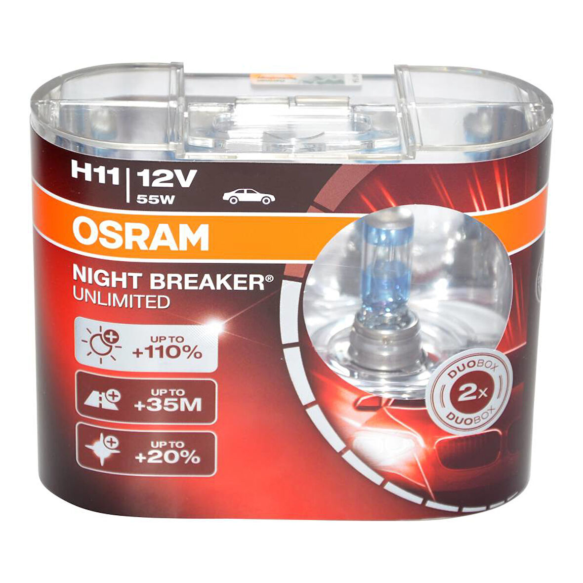 Far Ampulü Seti H11 12V%110 Fazla Işık Osram 64211 NBU
