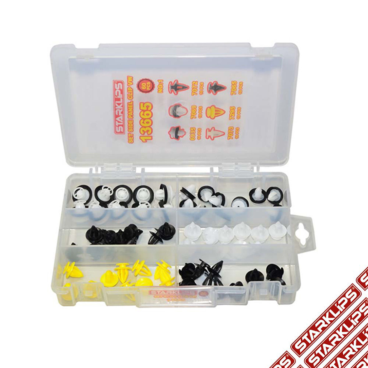 Vw Çıta Klips Seti 60 Parça Çanta No:1