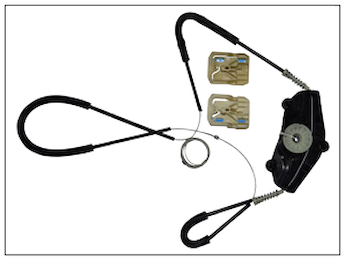 Cam Kriko Tamir Seti L Ön Audi A4 B8 2009 - 2014 Sarmalı  8K0837461