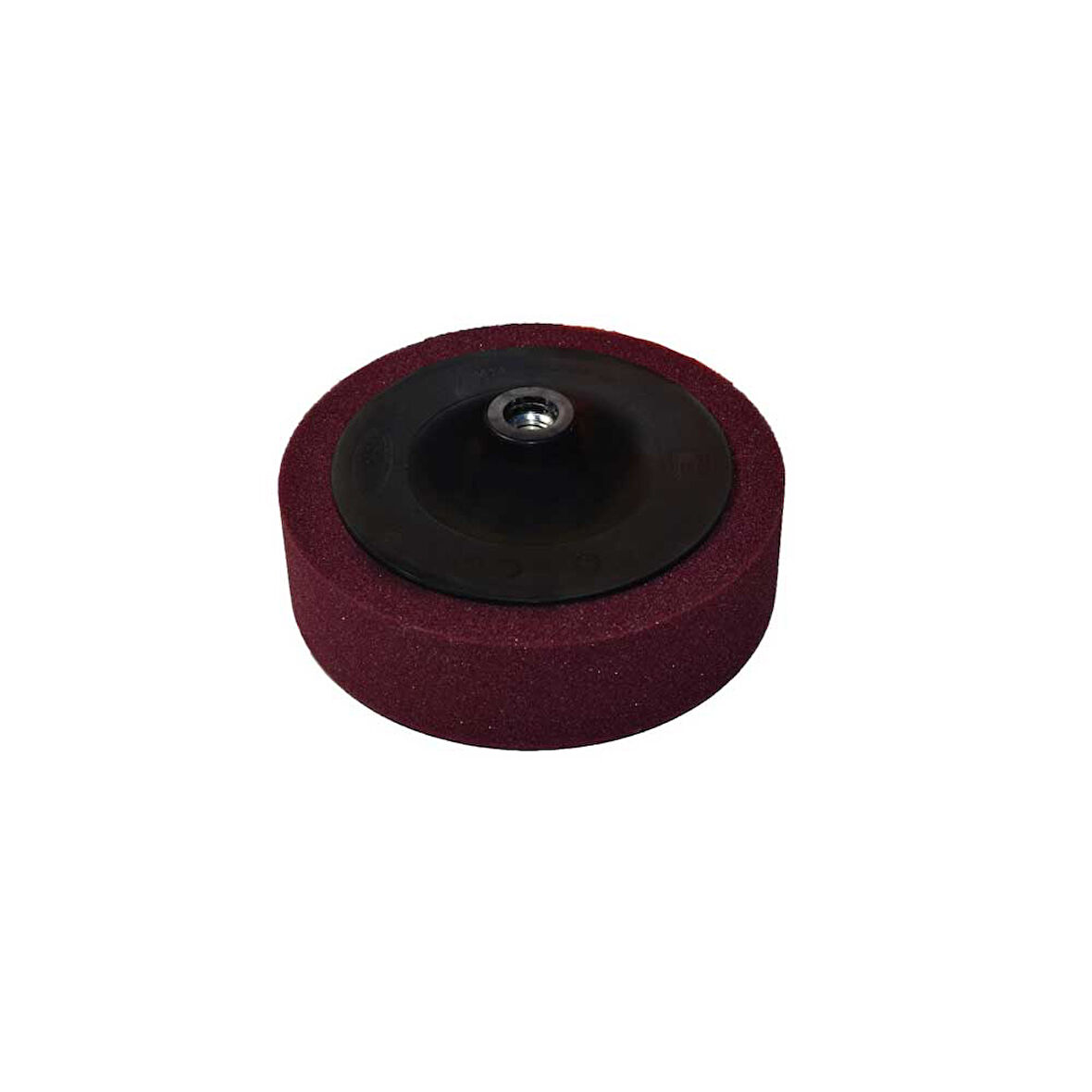 Pasta Süngeri Hafif Sert (Soft) 150mm M14 Somunlu Bordo Carwel