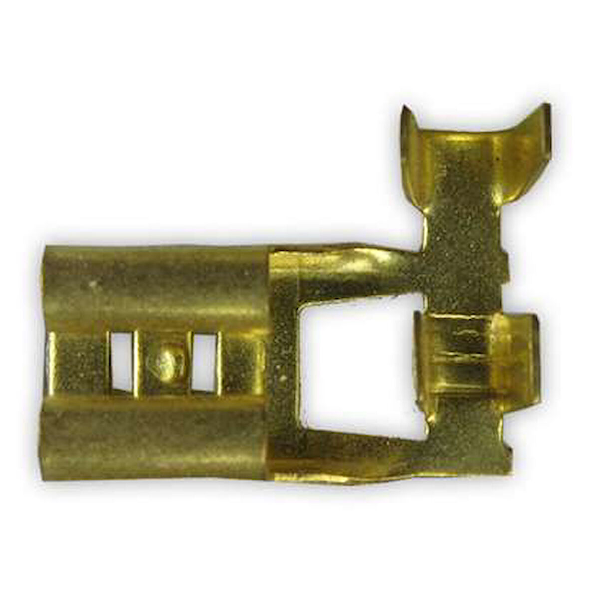 İzolesiz Kablo Ucu Eğri Dişi Fiş 6,3mm 10112 25 Adet