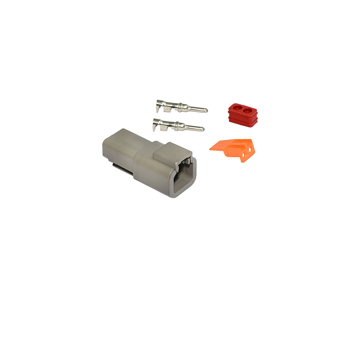Soket 2 Pin Erkek Tesisat Deutz i� Makinas� DTM06-2S