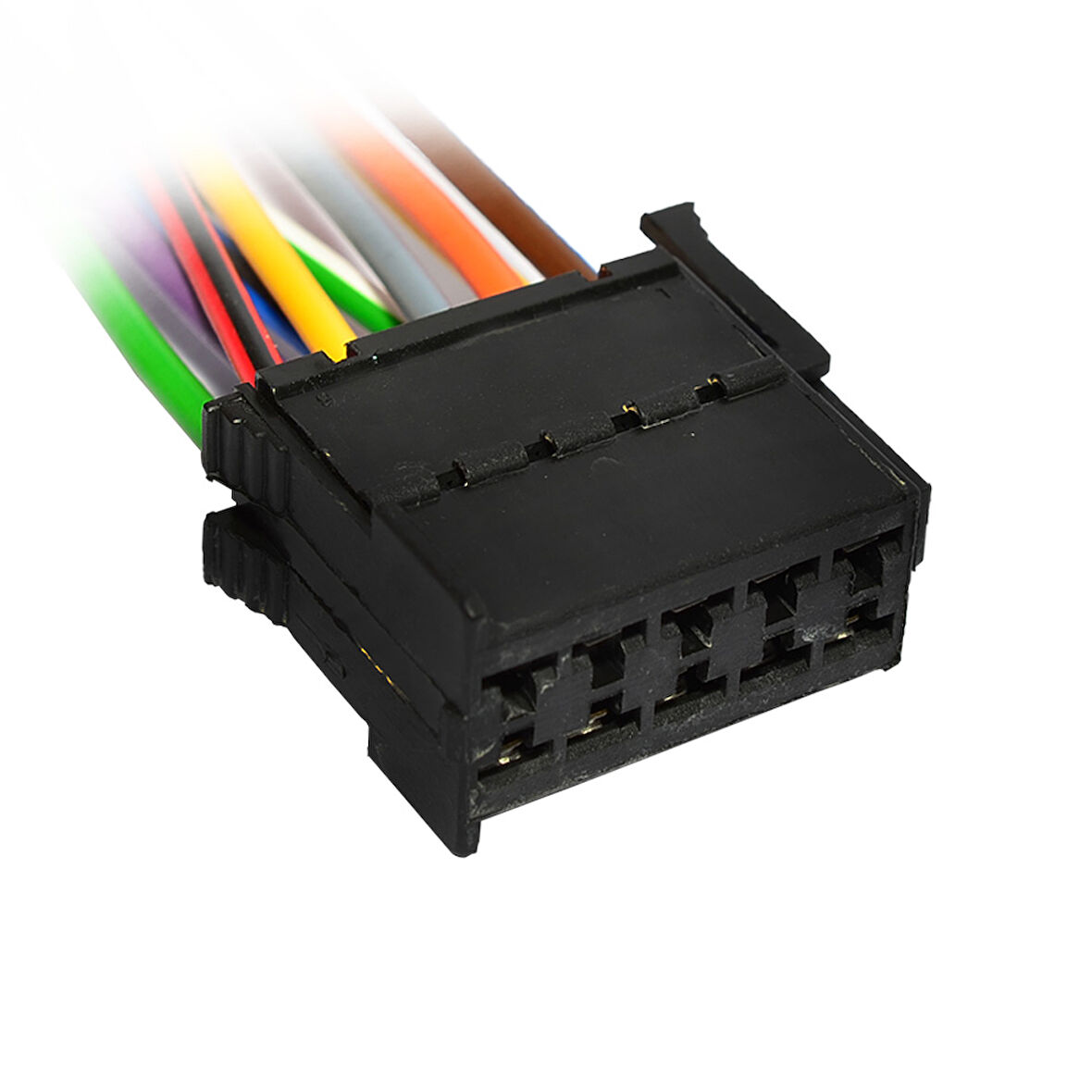 Soket 10 Kablo 10 Pinli Timer Oto Konnektörü Üniversal Erkek