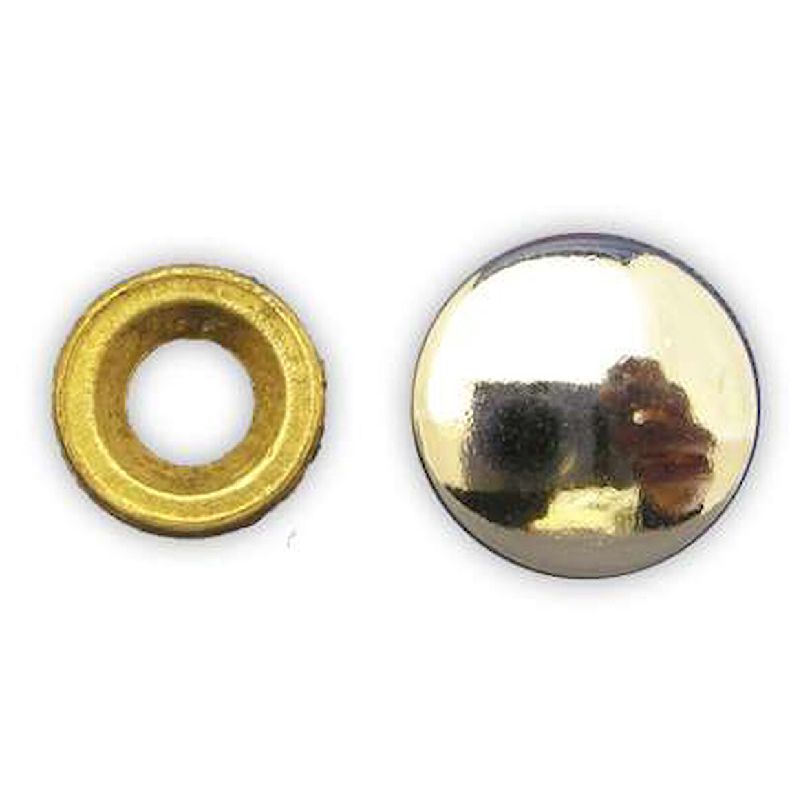 Vida Kapağı Zamak Krom Kaplı Çap15Mm 25 Adet