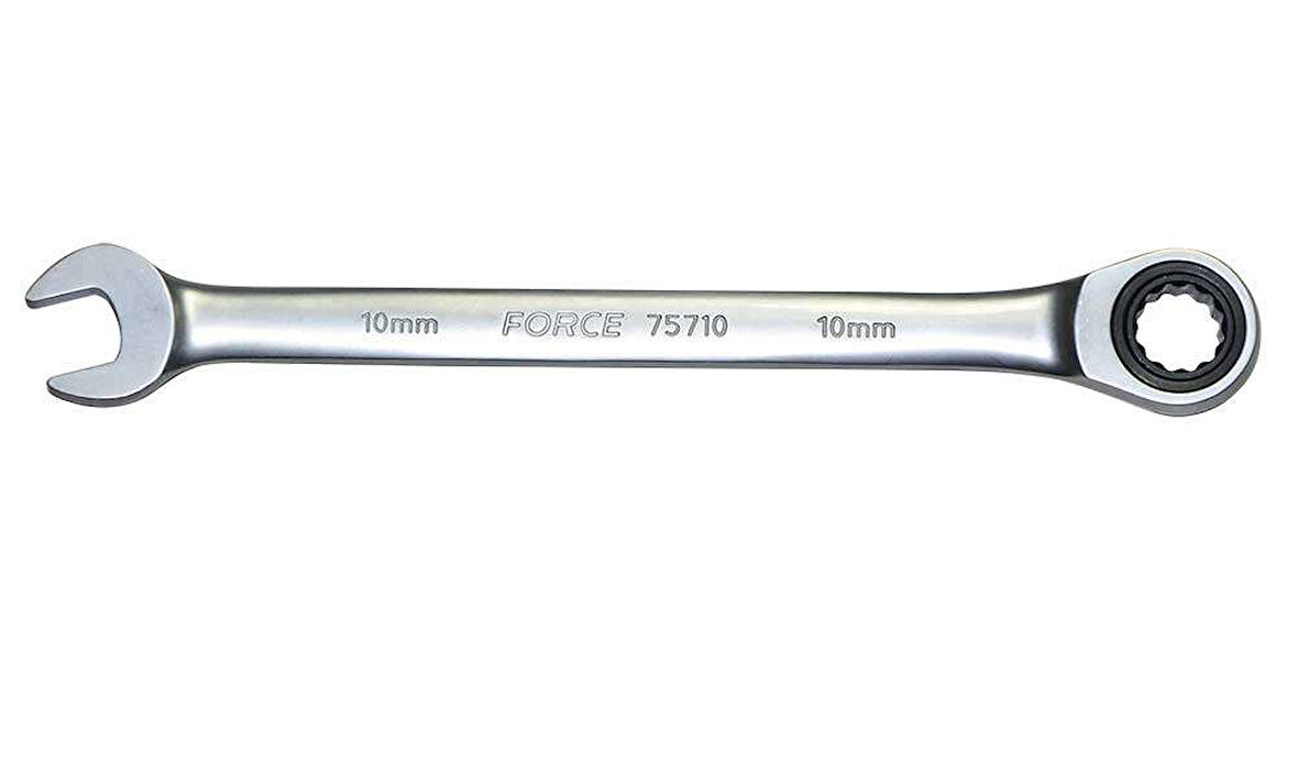Kombine Anahtar Cırcırlı 10Mm Force 75710