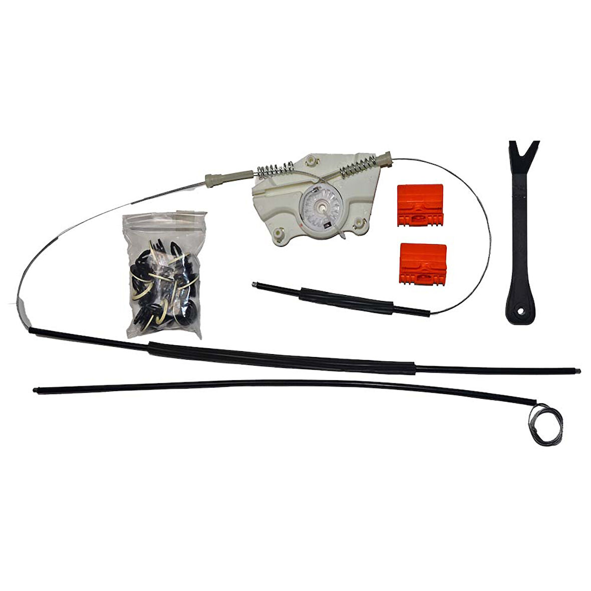 udi A4 B6-B7 2000-2008 8E0837461 Sol Ön Cam Kriko Tamir Seti Sarmalı