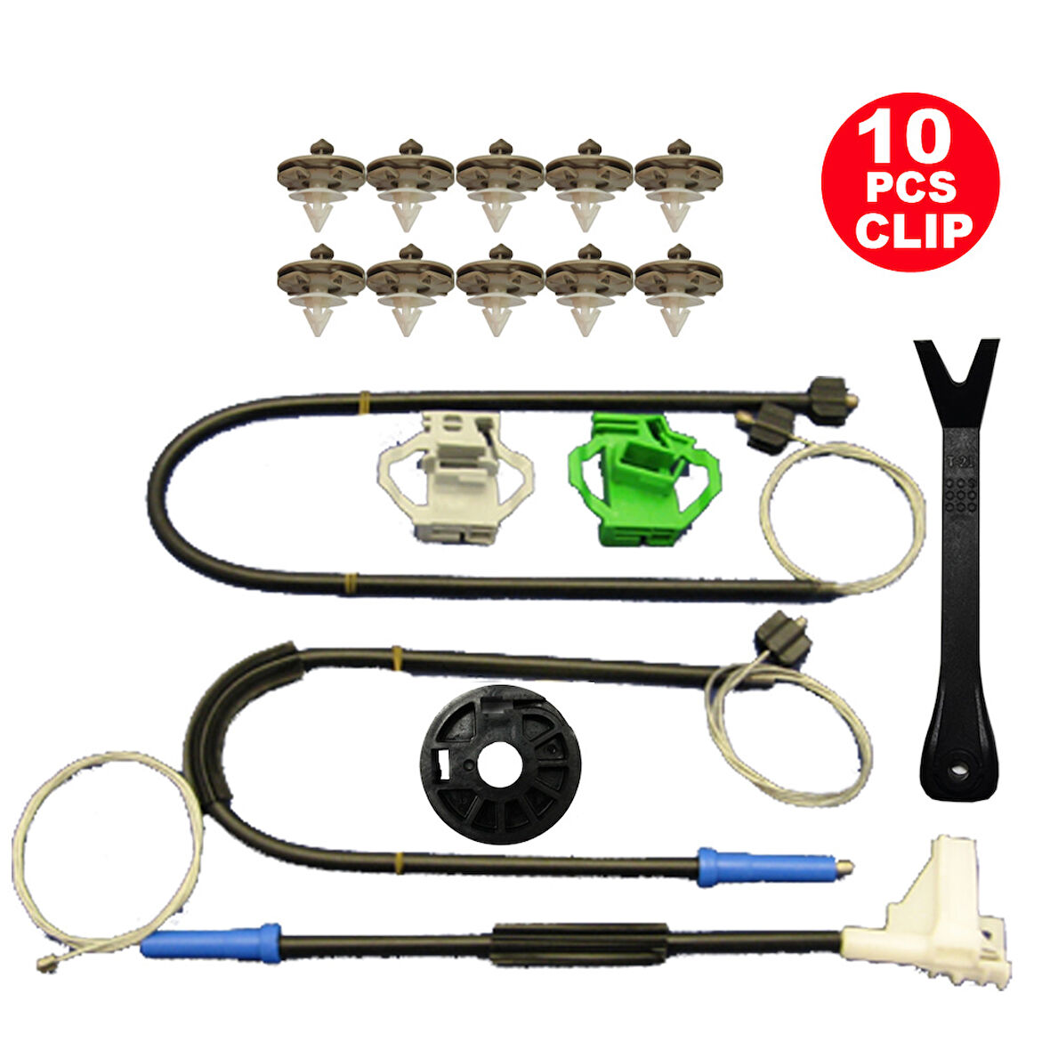 Set Cam R Ön Seat Cordaba 1993-2002 Seat İbiza 2 1993-2002 VW Caddy 1996-2003 VW Polo Clssic 1996-02 (10Klips) 6K4837402-402G-402P