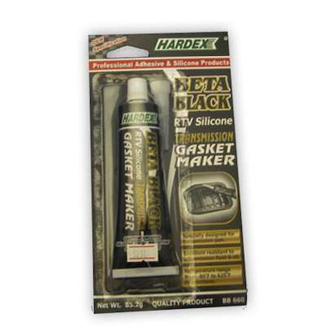 Sıvı Conta Siyah Rtv Beta 85,2Gr (- 80F + 625F) Hardex
