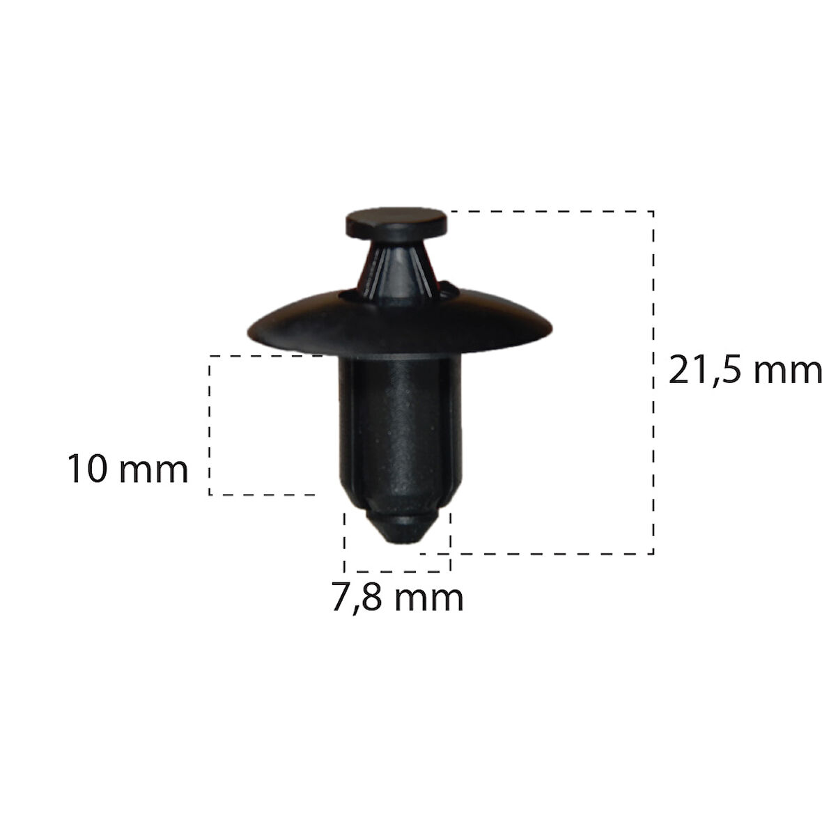 Motorsiklet Klips 01553-04233 Nissan Toyota 67771-52010-B1 SUZUKI 09409-07333-000 KYMCO 00162154  10 Adet