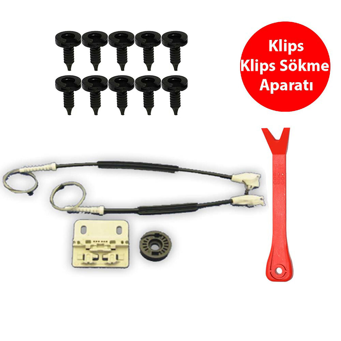 Land Rover Freelander 1996-2006 Sol Arka Cam Kriko Tamir Seti