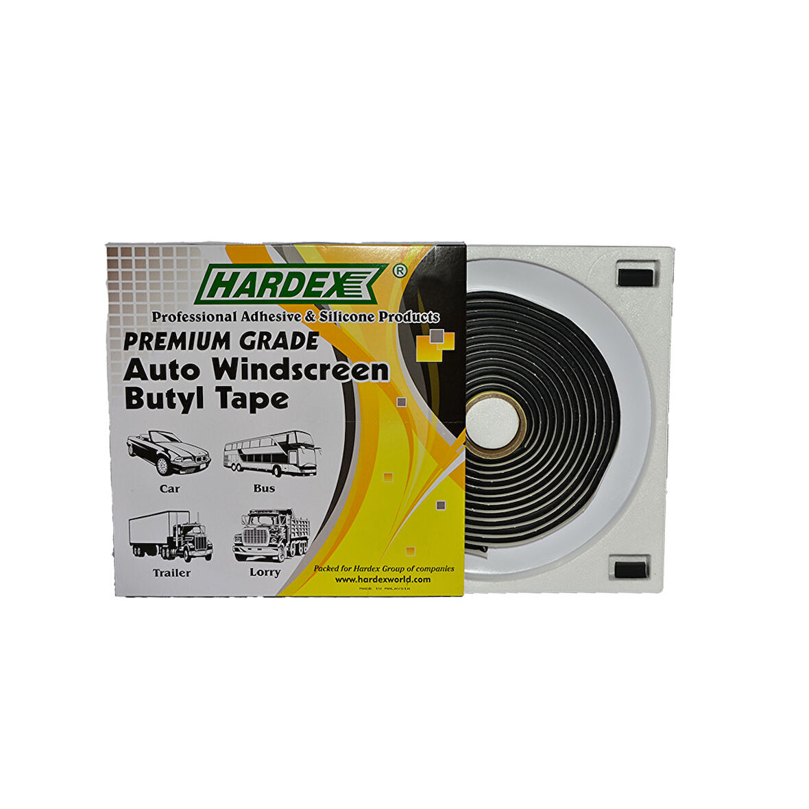 Şerit Far Cam Macunu Butil 7,9X7,9mm 4,57Mt Hardex