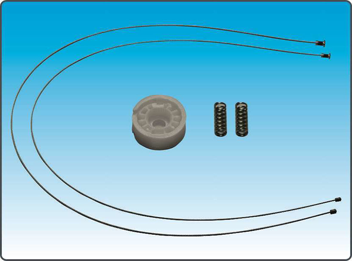 Mercedes W211 2002-2009 A2117300346 Sağ Arka Cam Kriko Klips + Aparatlı