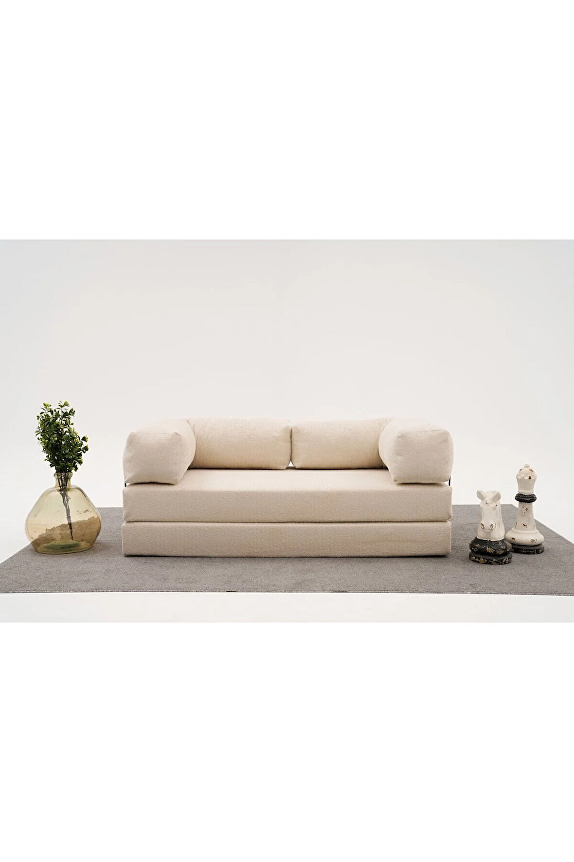 Comfort Serisi Yataklı Üçlü Modül Krem