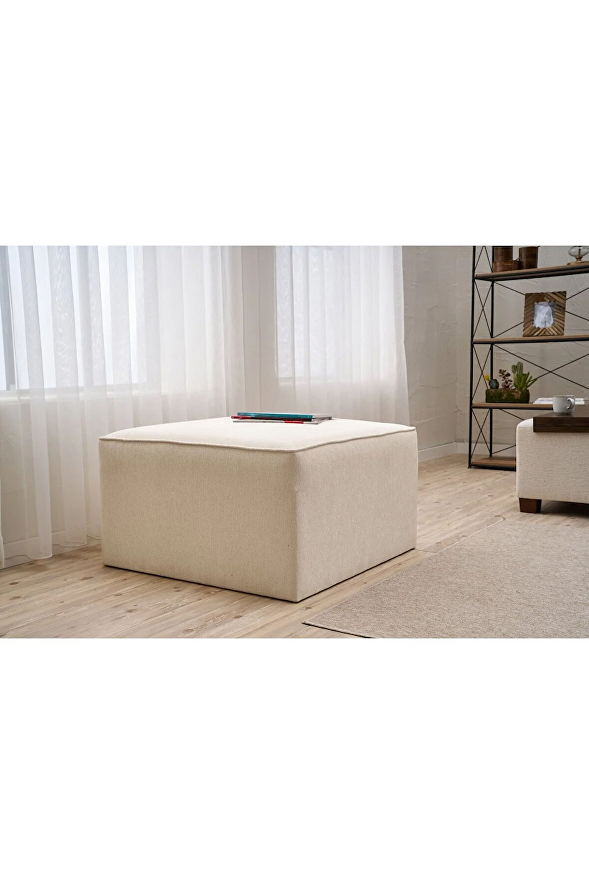 Kozan Puf Krem Gabbana 02