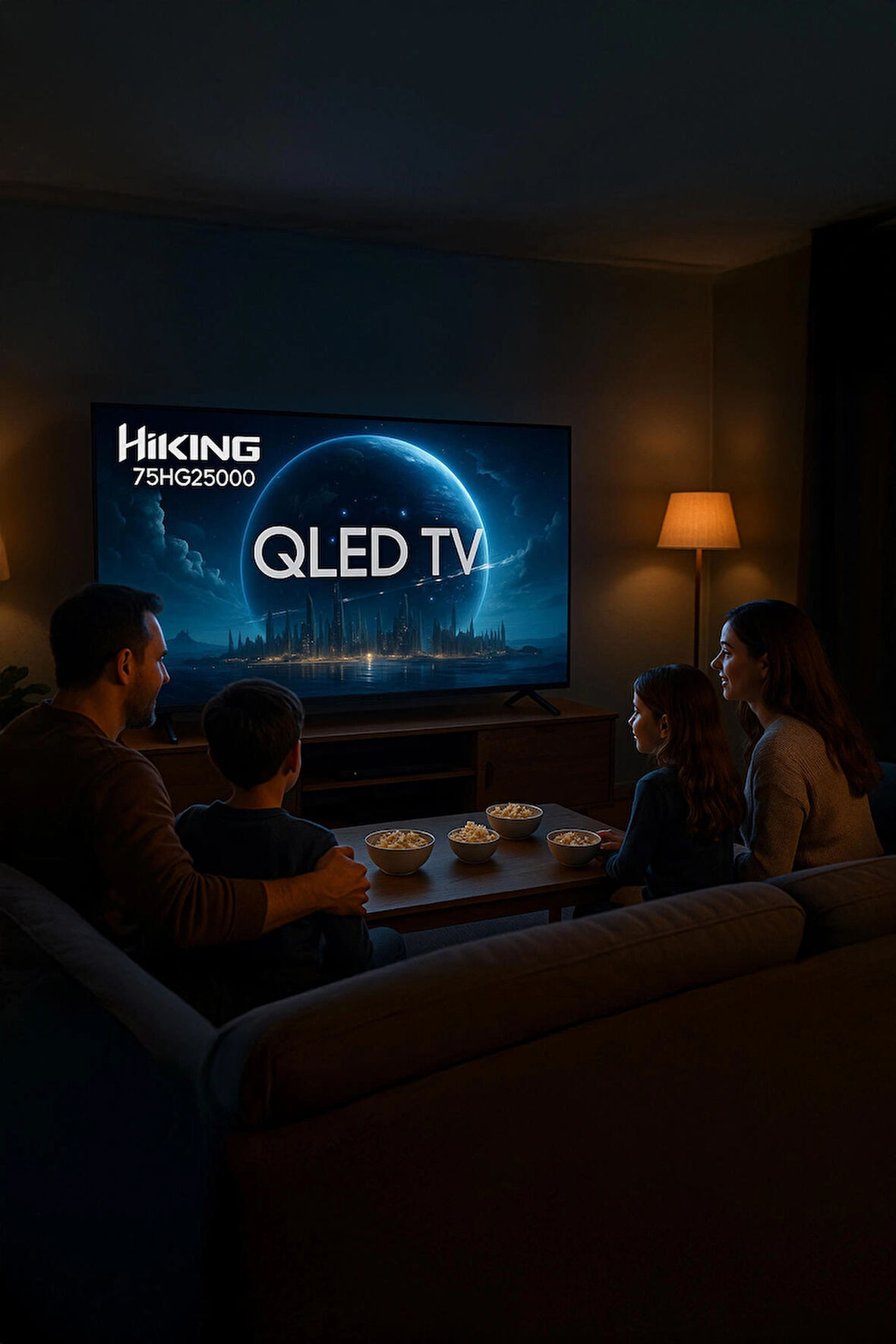 Hiking Serisi 75" 190 Ekran 4K Ultra HD Uydu Alıcılı Smart QLED Google TV