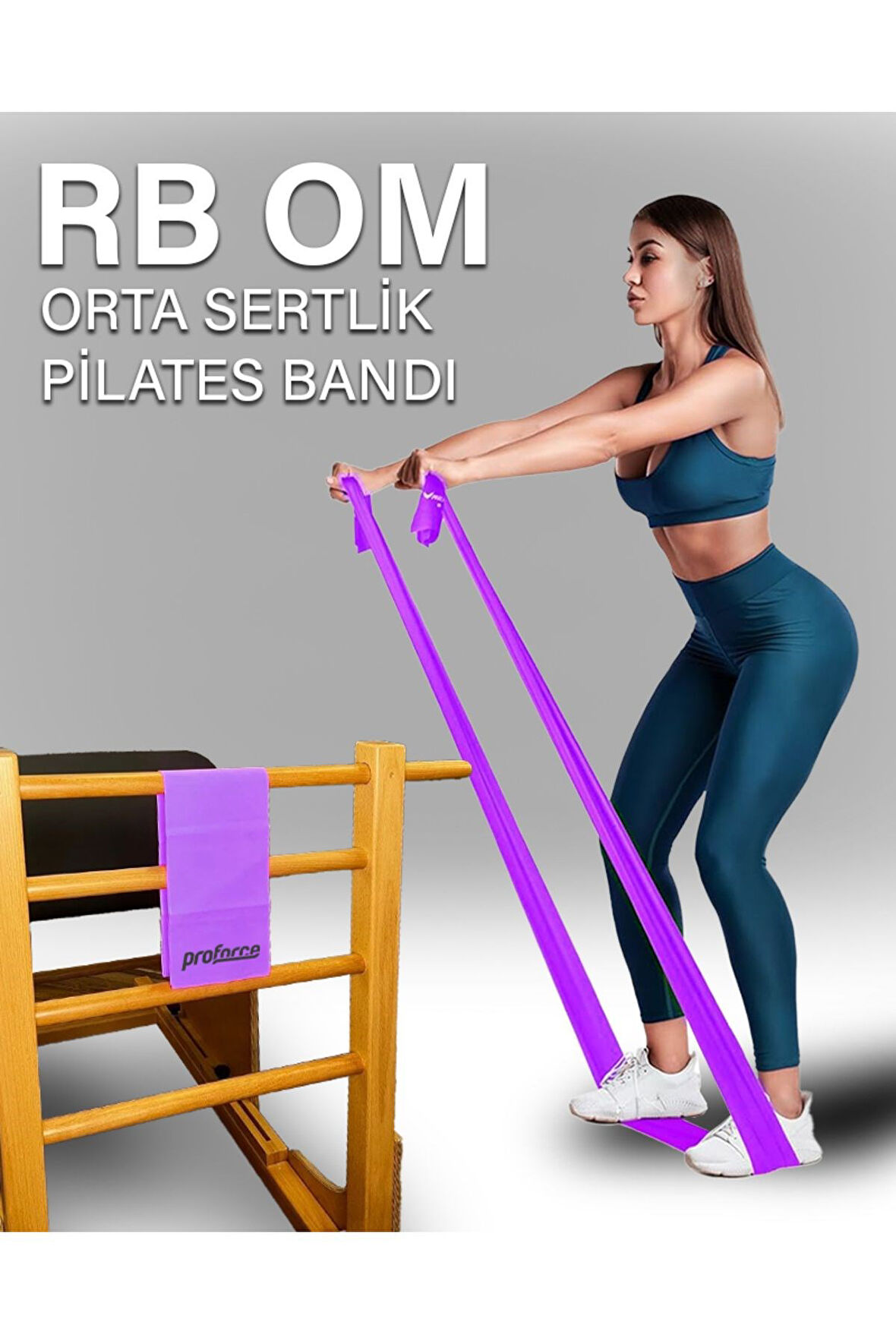 Pilates Lastiği Orta Sert Rb Om