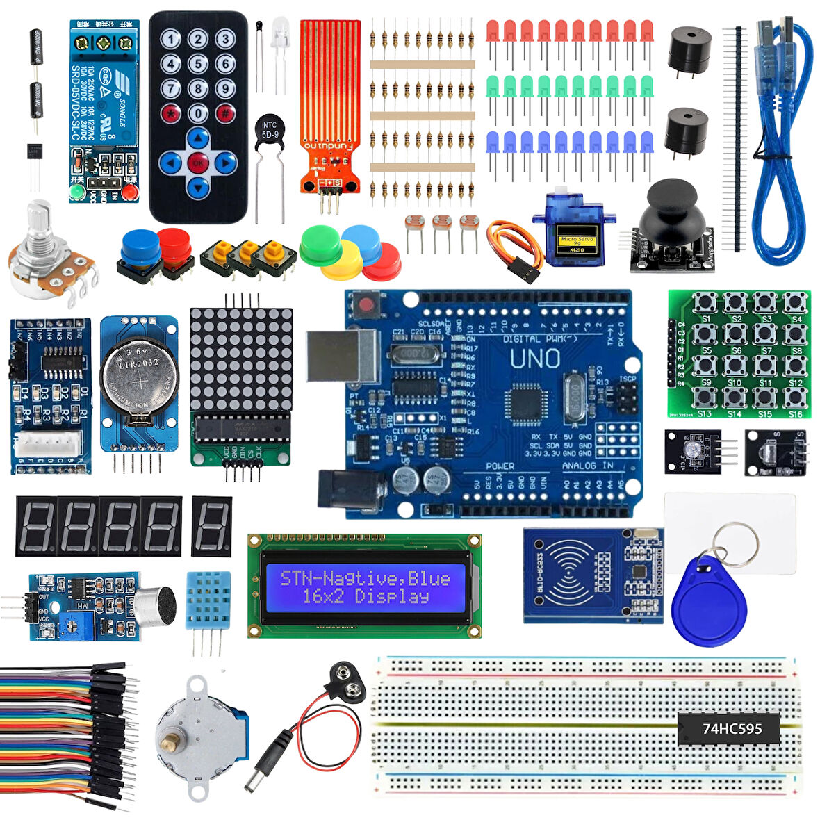 Arduino Uyumlu Robotik Kodlama Seti 168 Pcs (Kutulu ve E-Kitaplı)