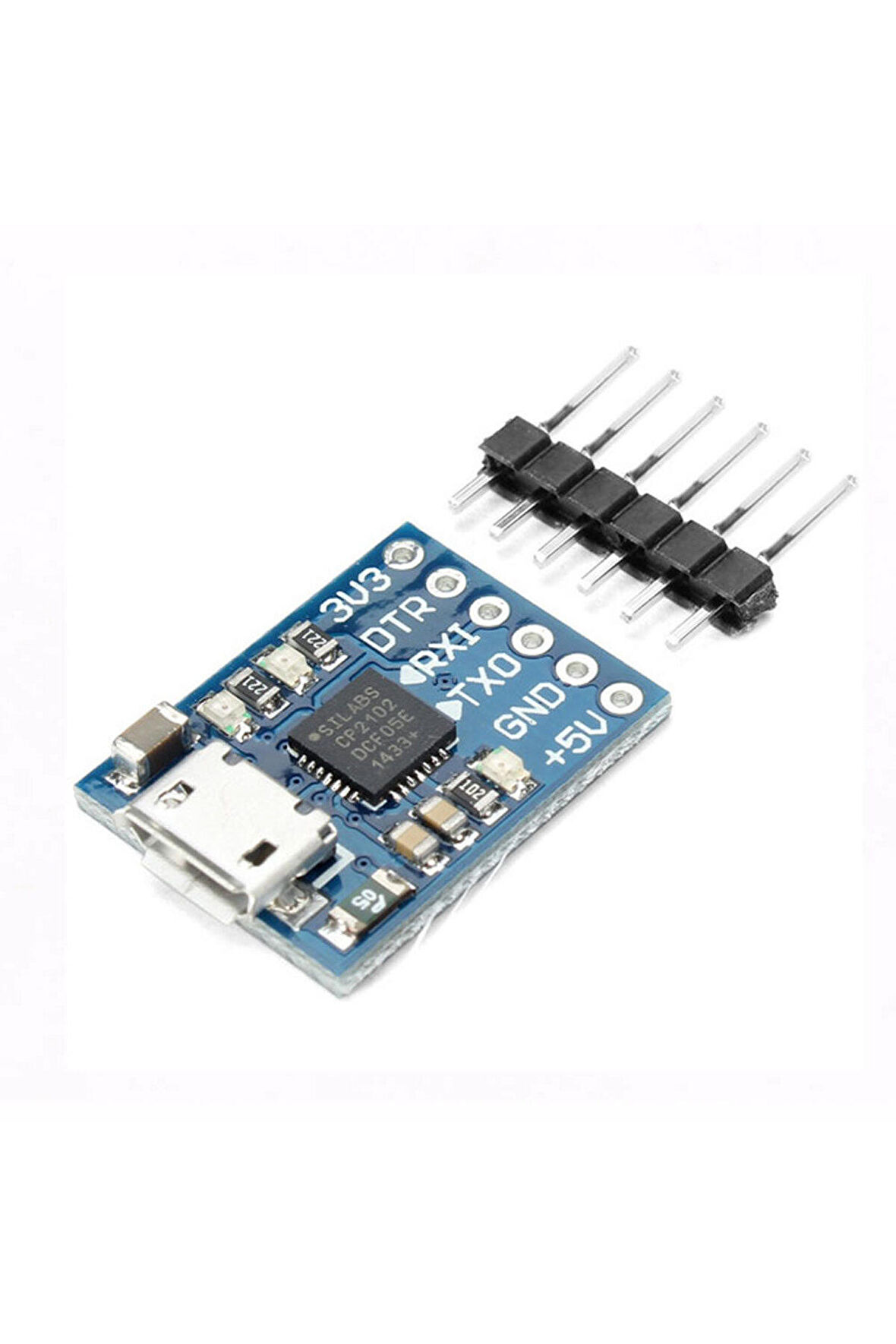CP2102 USB to RS232 TTL UART Çevirici Modül Micro Usb Seri Port Haberleşme Mcu Uydu Alıcı Dvd Telef