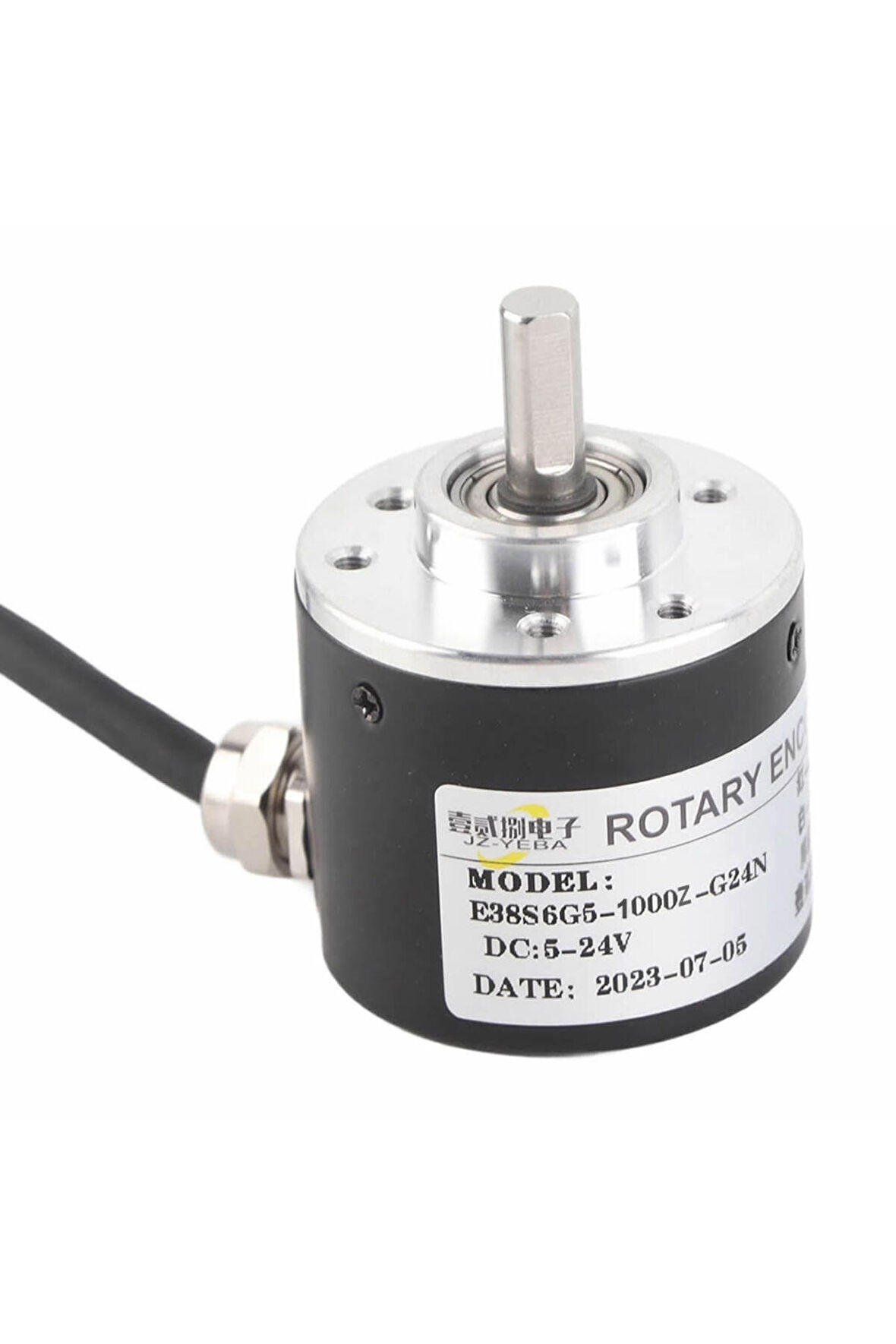 E38S6G5-1000Z-G24N 1000 Pals Optik Enkoder DC 5V/24V Rotary Döner Encoder AB 2 Fazlı Motor Dönme Hı