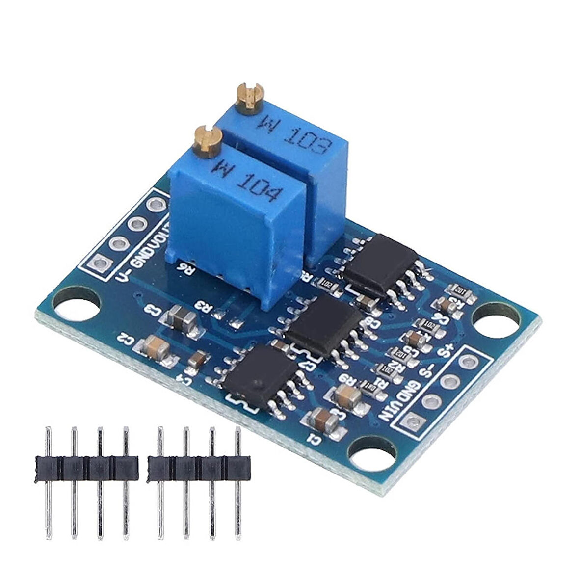 Ad620 Micro Voltaj Sinyal Kuvvetlenirici Modül DC 12V Mikro Küçük Gerilim Ölçme Kartı Enst.Yükselti