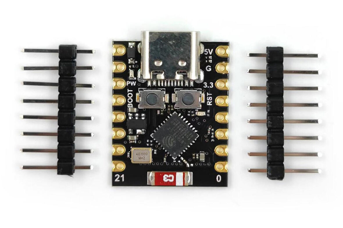ESP32 C3 Super Mini Geliştirme Kartı Wifi Bluetooth Type-C Usb 160Mhz 4MB Flash 400kb PSRam MicroPyt