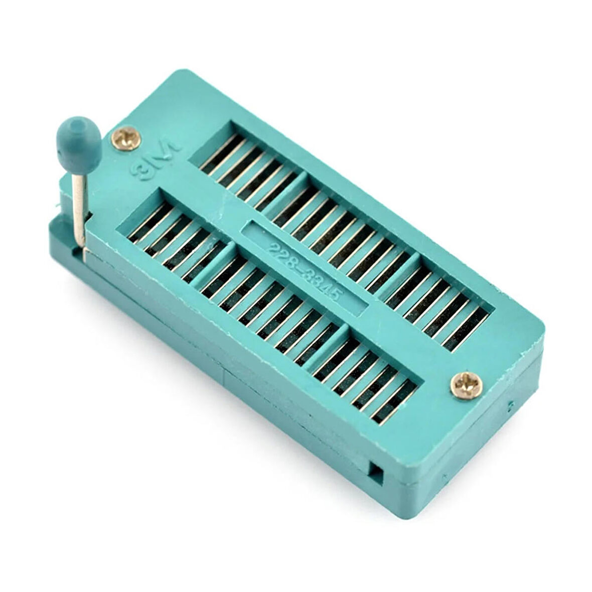 28 Pin Zif Soket Mandallı Kolay Entegre Montaj Aparatı Geliştirme Kartı Altın Kaplama 2.54mm DIP ZIF