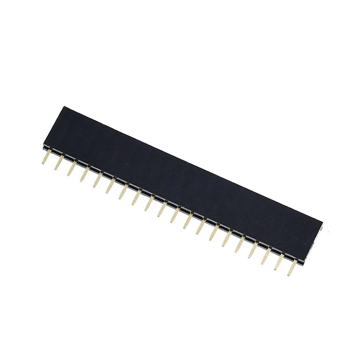 20 Pin Tek Sıra Dişi Header 180 Derece 1x20 Pin 2.54mm Soket Konnektör Breadboard Pcb Devre Bağlantı