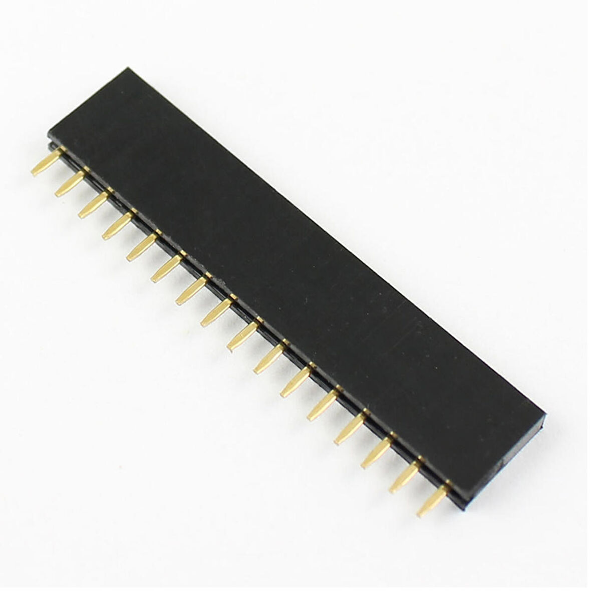 16 Pin Tek Sıra Dişi Header 180 Derece 1x16 Pin 2.54mm Soket Konnektör Breadboard Pcb Devre Bağlantı