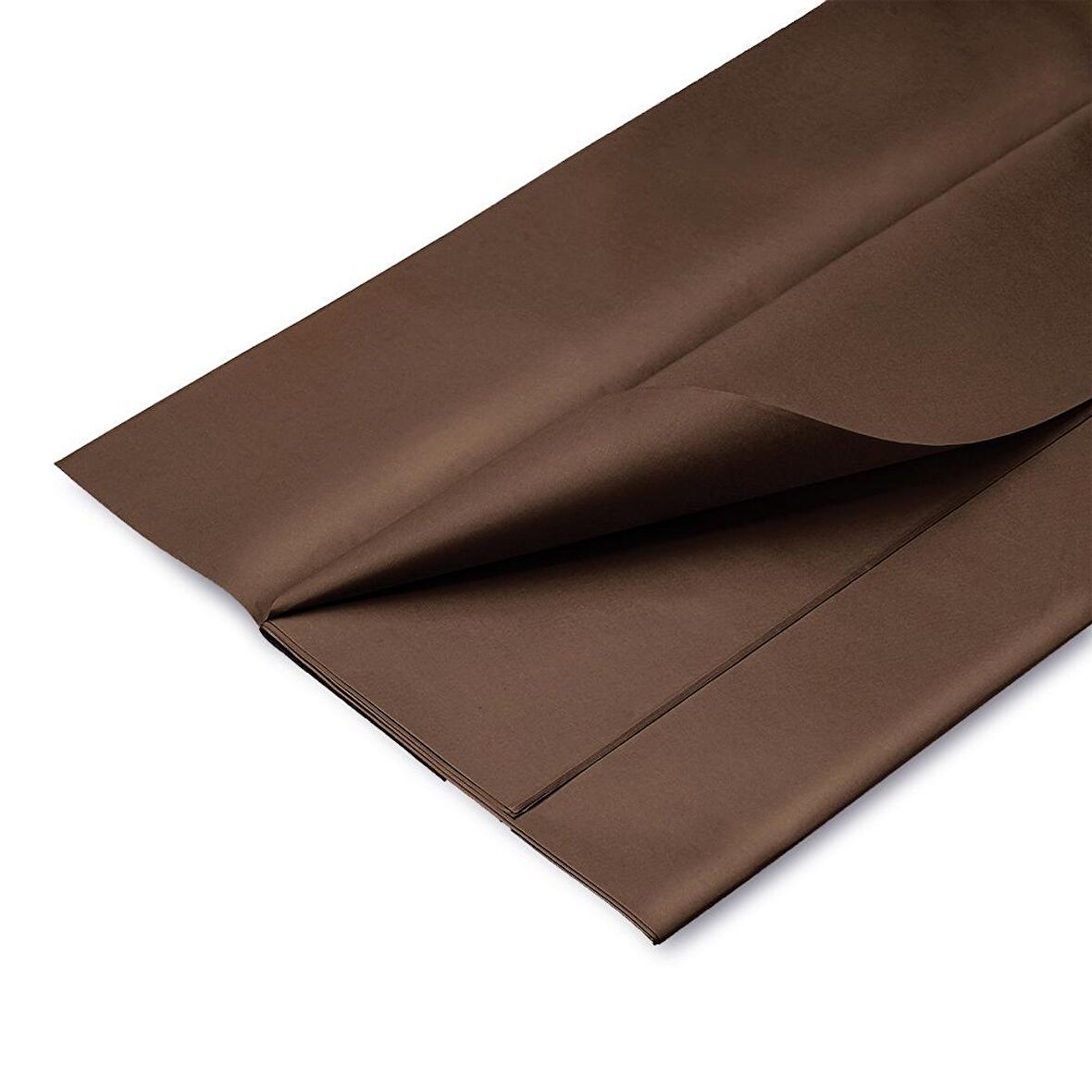İtalyan Koyu Kahve Pelur Kağıt 50*75cm 1 kg. (130-134 Adet)
