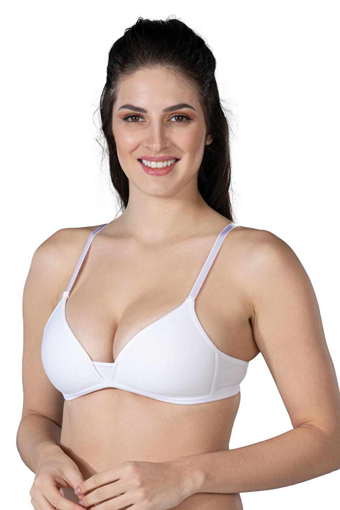 Beyaz Mı Emay 1417 Modal Cotton Kaplı Sütyen