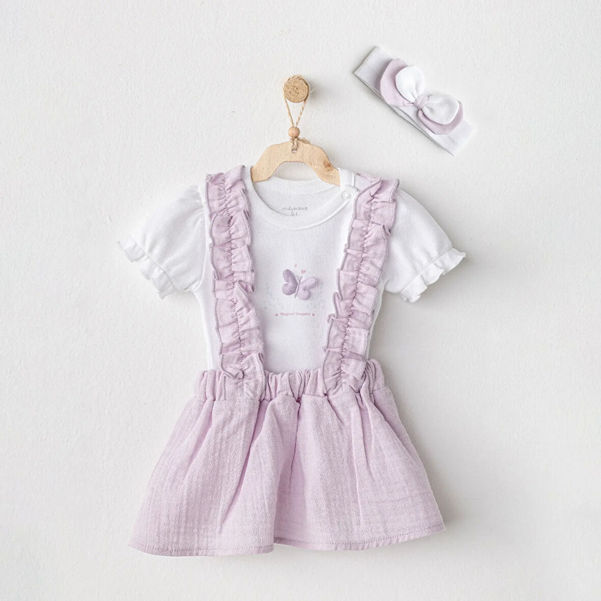 Magical Butterfly 3'lü Takım Lila