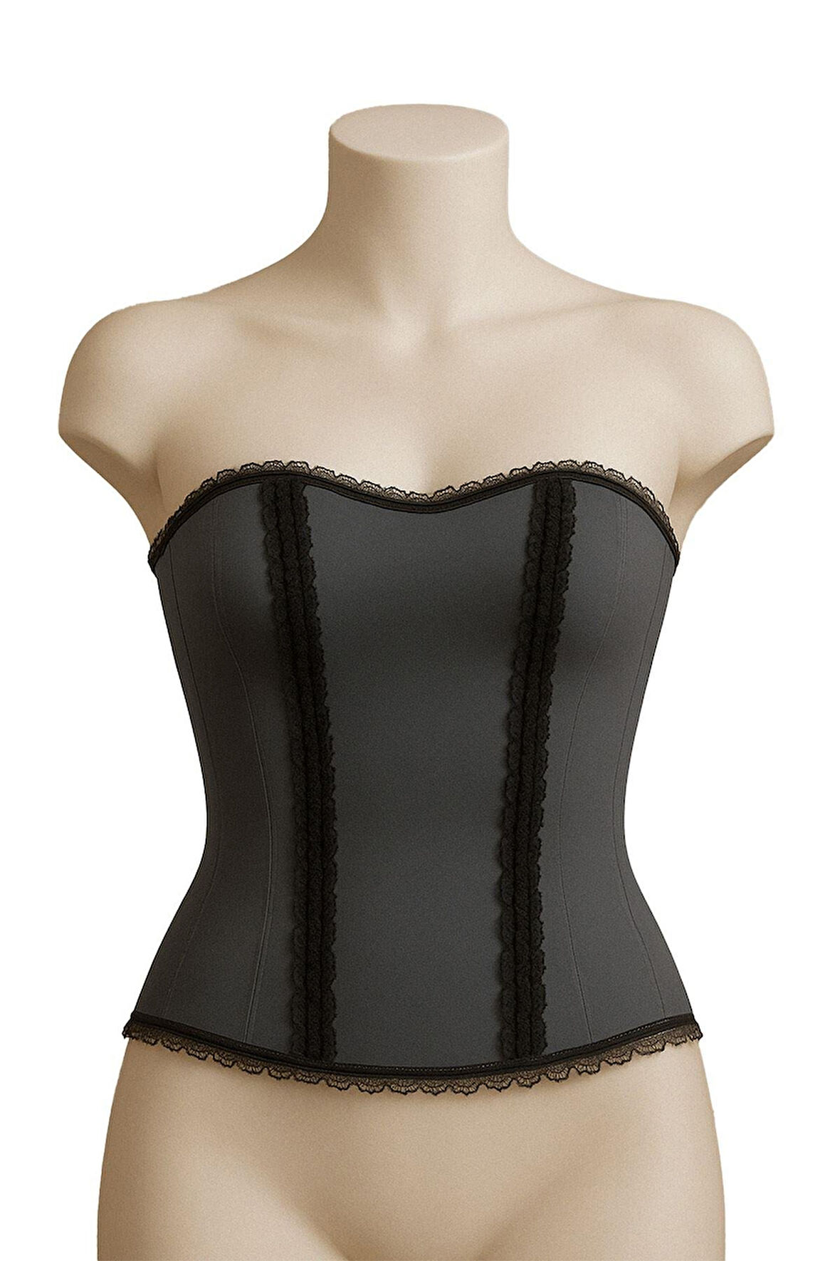 Gri Mı Emay 9155 F Fırfırlı Terletici Büstiyer