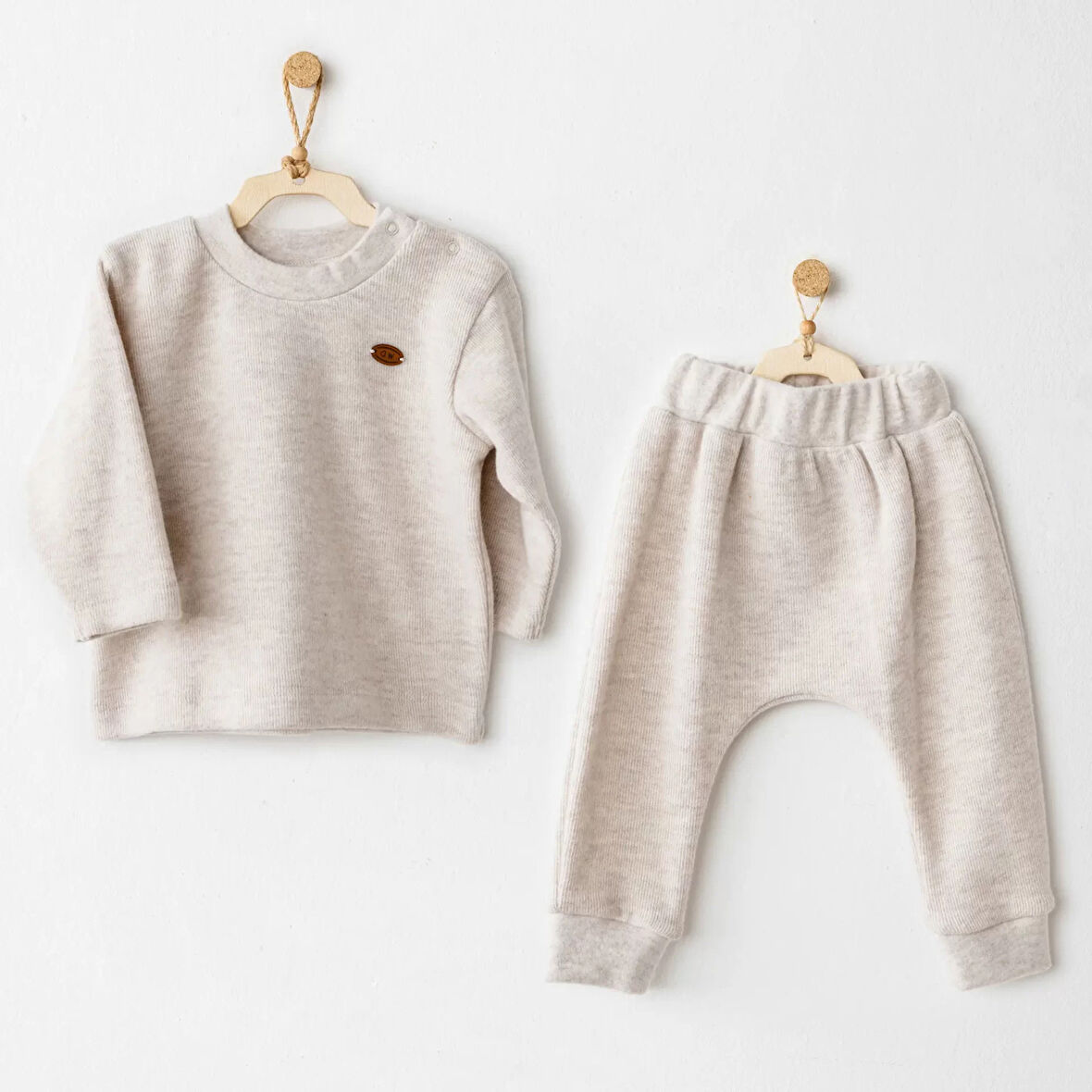 Casual 2'li Takım Beige