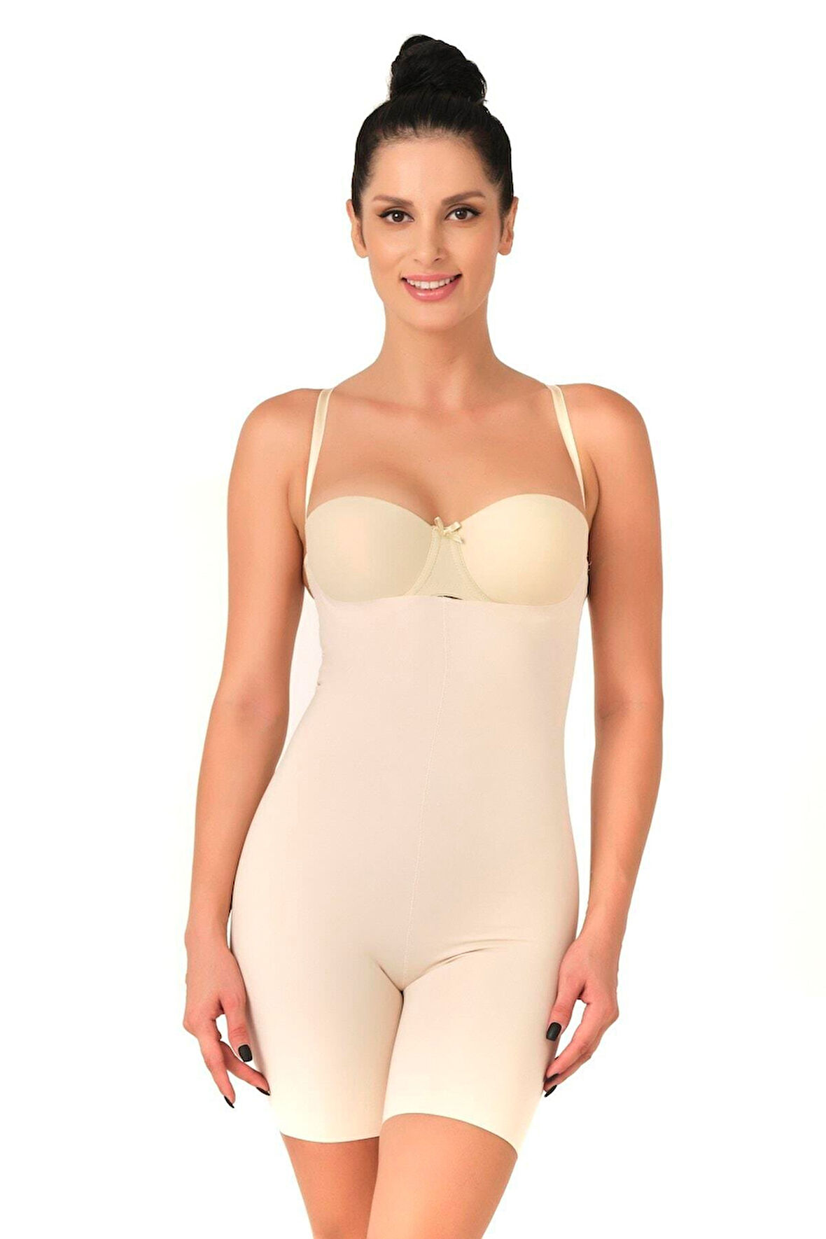 Ten Mı Emay 2758 Lazer Kesim Göğsü Açık Boxer  Korse