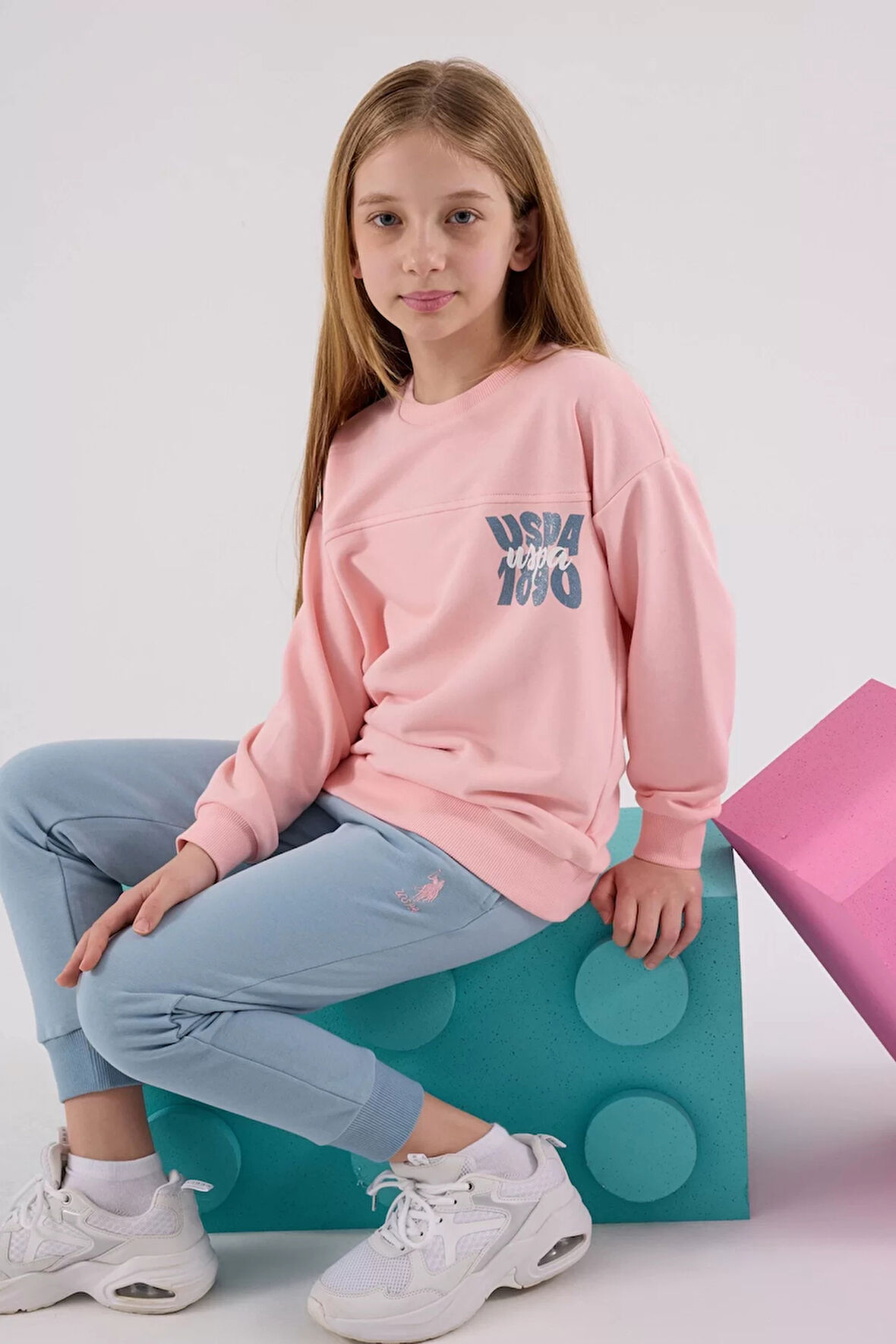 U.s. Polo Assn Eşofman Takımı Us2317-4 Açık Pembe