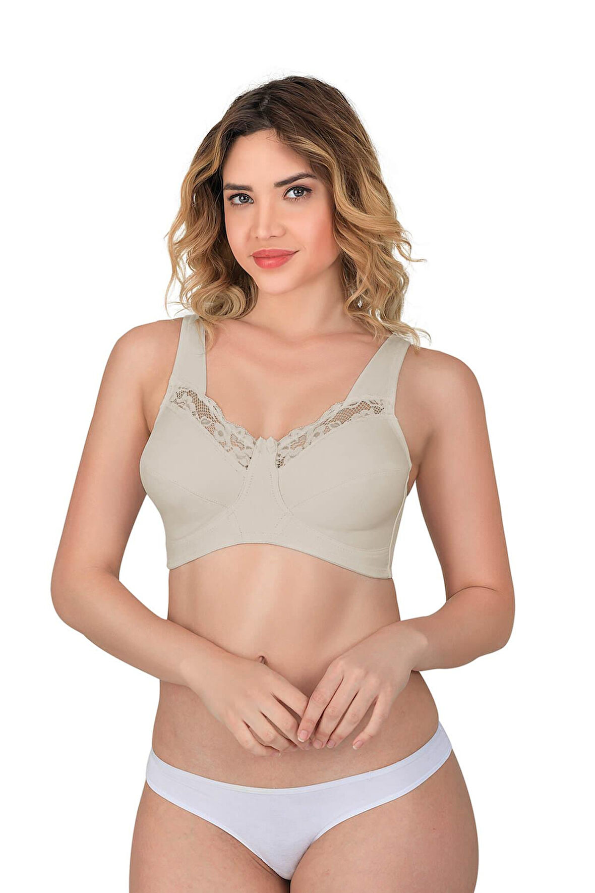 Ten Mı Emay 181 B Dantelli Toparlayıcı Cotton Sütyen