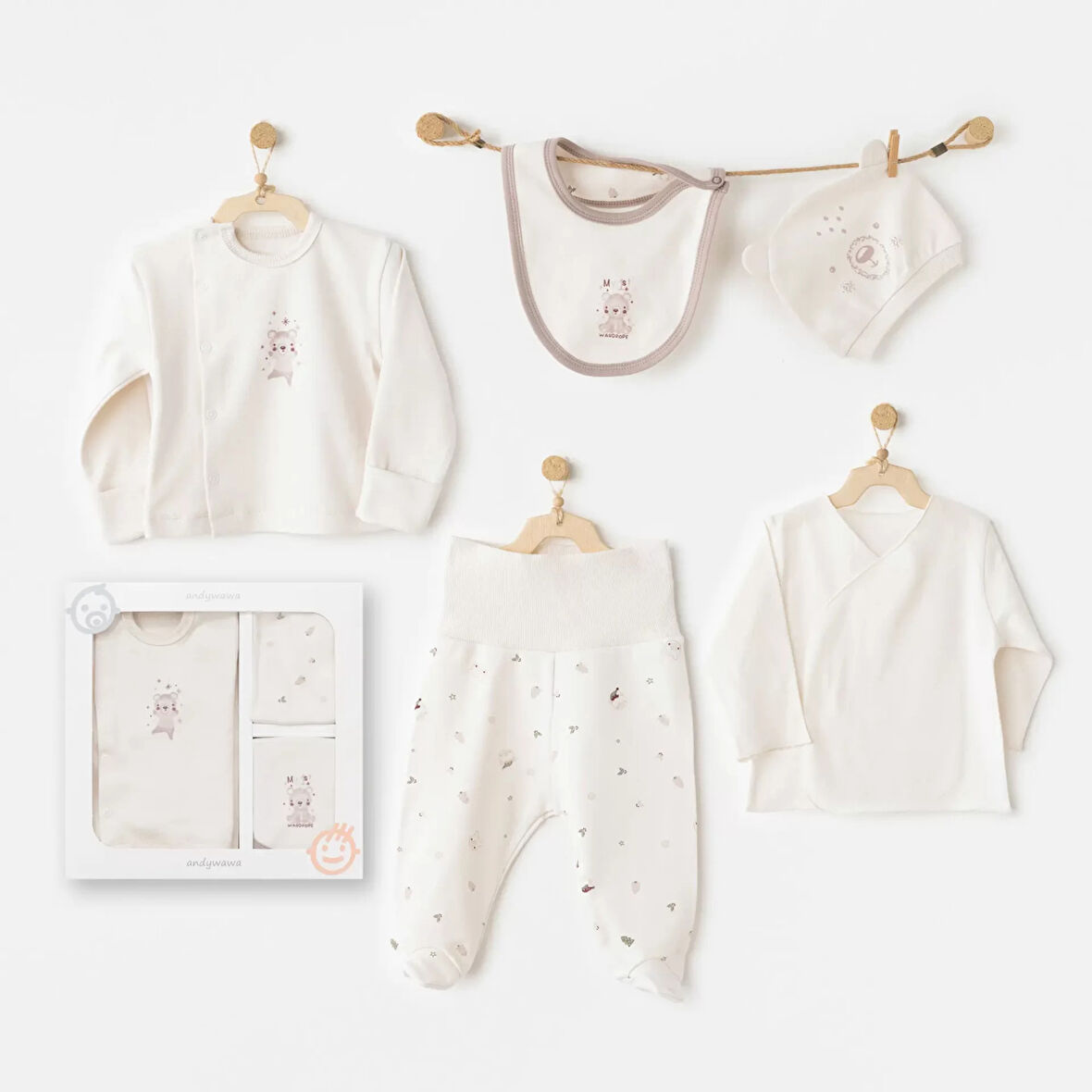 My 1 St Wardrobe 5'li Hastane Çıkışı Ekru