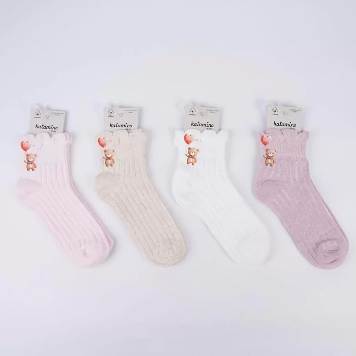 Göksel Aks. Kız Soket Çorap K22267 Asorti