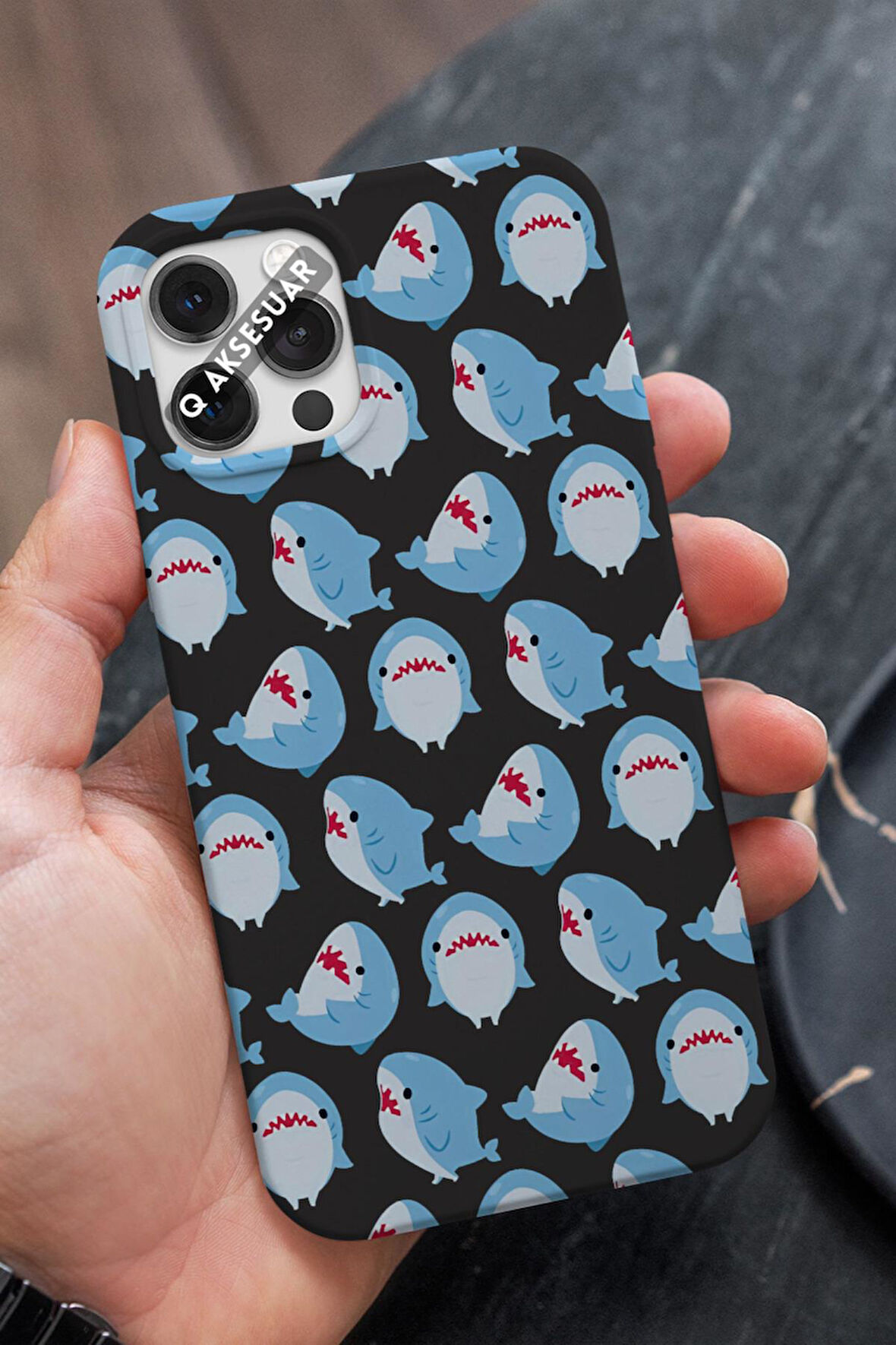 Realme C65 Uyumlu Balina Tasarımlı Premium Telefon Kılıfı