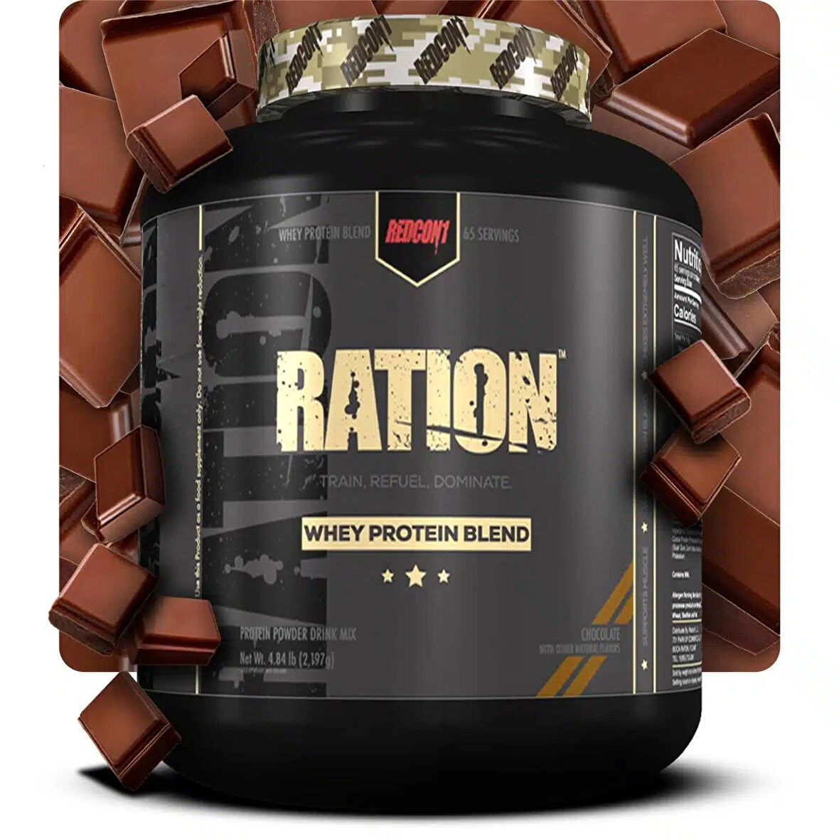 Redcon1 Ration Whey Protein Chocolate 2.27Kg - ABD