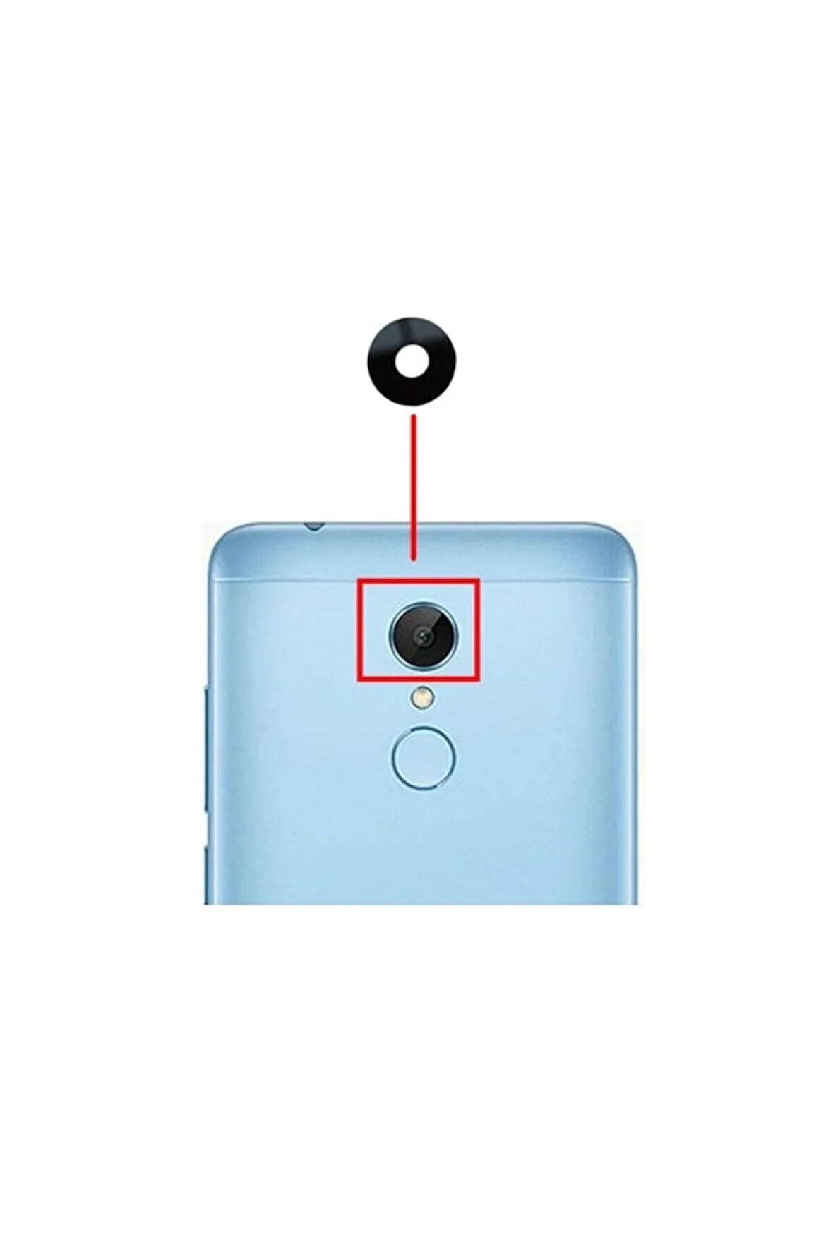 Xiaomi Redmi 5 Plus Uyumlu Kamera Camı