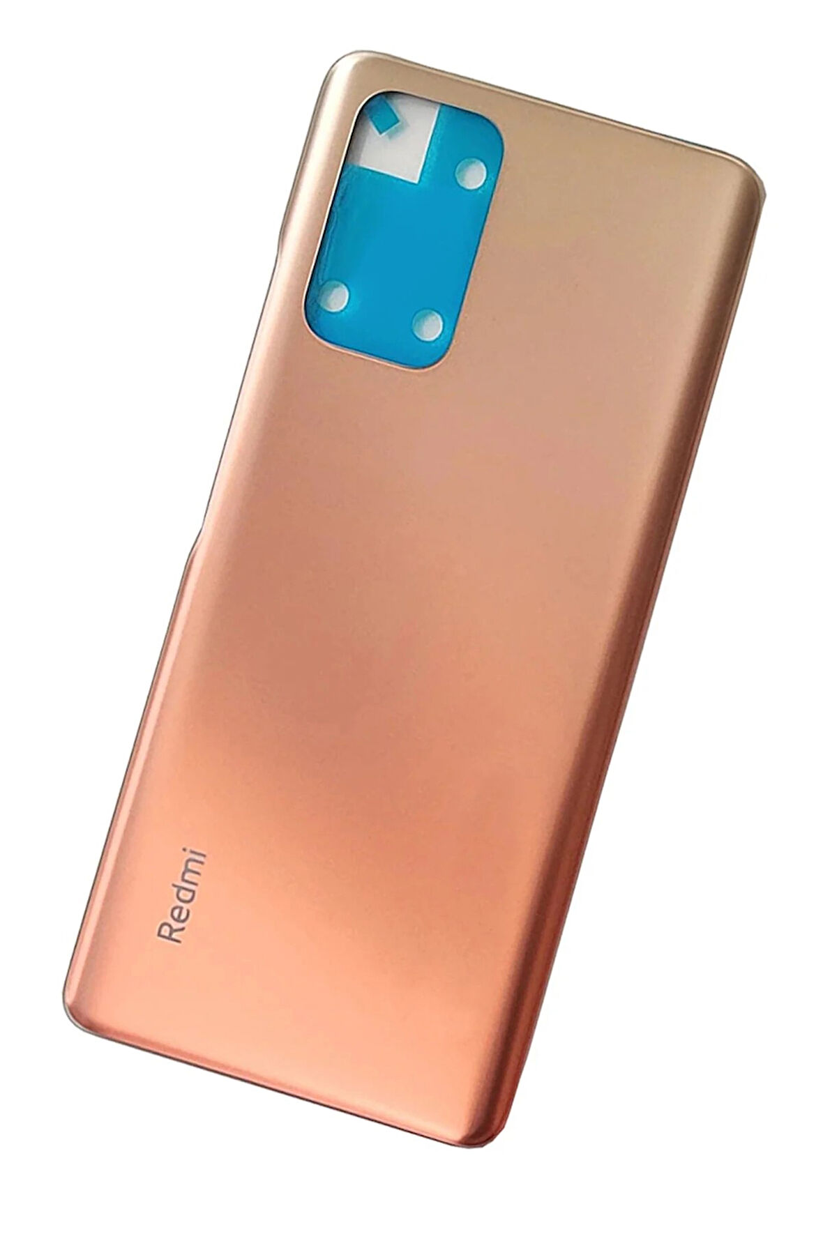 Redmi Note 10 Pro Uyumlu Arka Cam Pil Kapağı Batarya Kapağı Gold Bakır