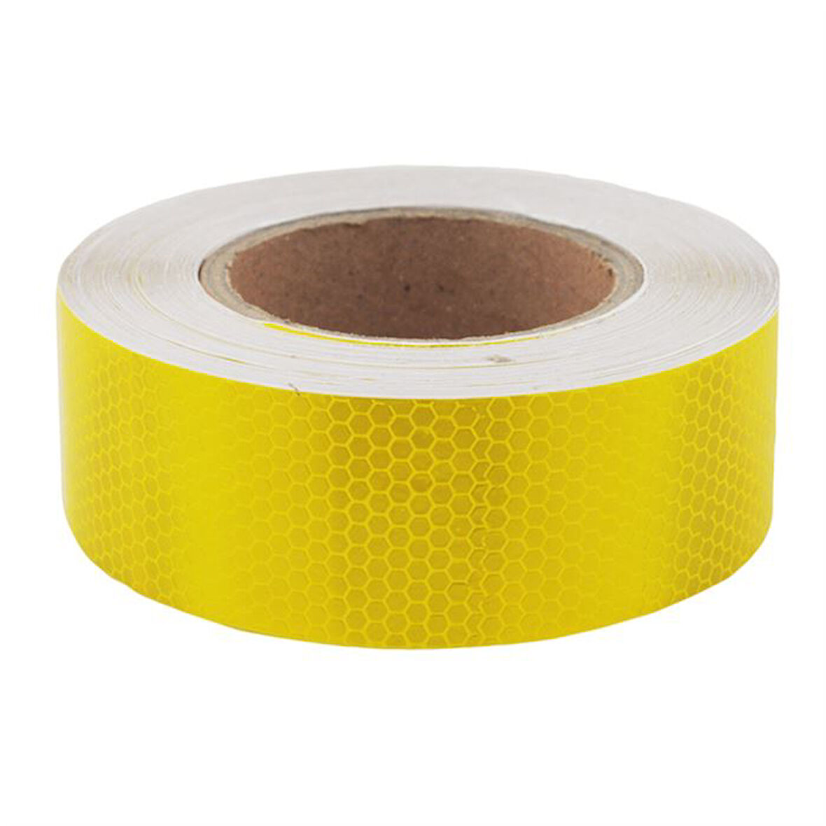 Petekli Reflektif Fosfor Şerit Bant Reflektör Sarı 5cm x 25 Metre